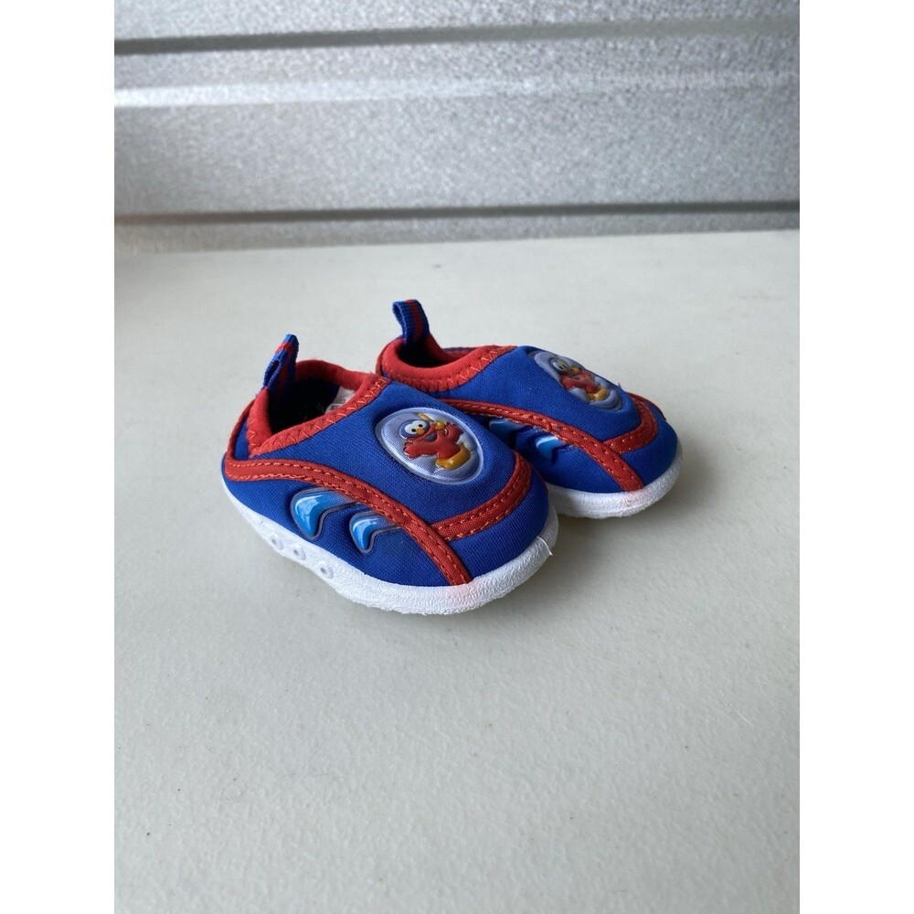Vintage 2003 Sesame Street Elmo Infant Size 1 Prewalker Aquasocks Water Shoes